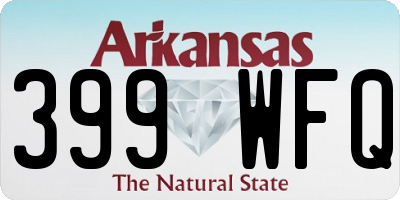 AR license plate 399WFQ