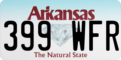 AR license plate 399WFR