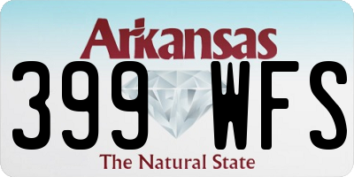 AR license plate 399WFS