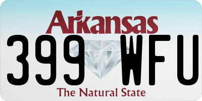 AR license plate 399WFU