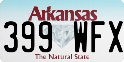 AR license plate 399WFX