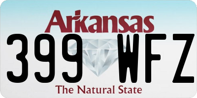 AR license plate 399WFZ