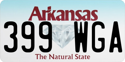 AR license plate 399WGA