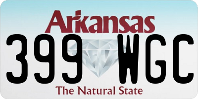 AR license plate 399WGC