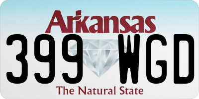AR license plate 399WGD