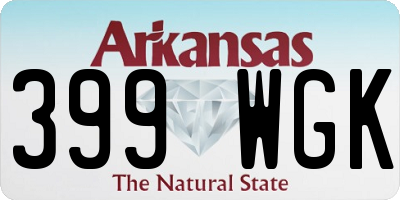 AR license plate 399WGK