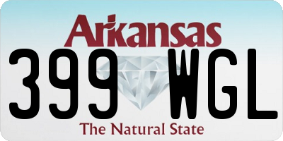 AR license plate 399WGL