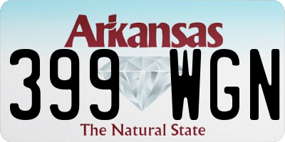 AR license plate 399WGN