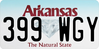 AR license plate 399WGY