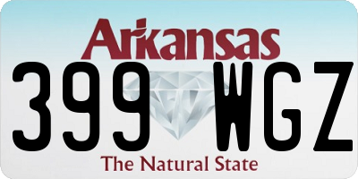 AR license plate 399WGZ