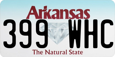 AR license plate 399WHC