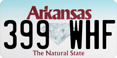 AR license plate 399WHF