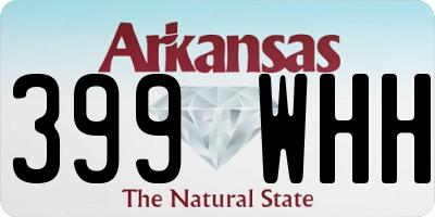 AR license plate 399WHH