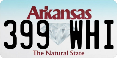 AR license plate 399WHI