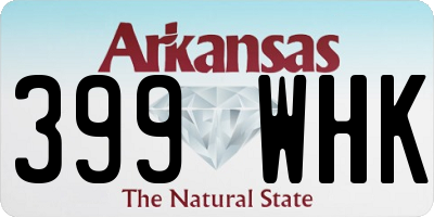 AR license plate 399WHK
