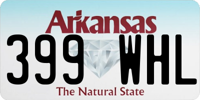 AR license plate 399WHL