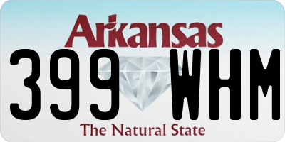 AR license plate 399WHM