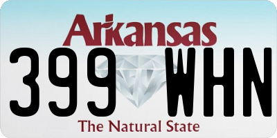 AR license plate 399WHN