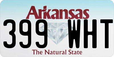 AR license plate 399WHT