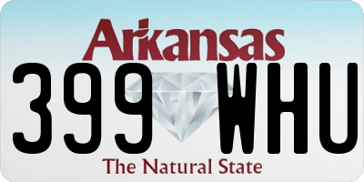AR license plate 399WHU