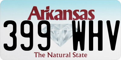AR license plate 399WHV