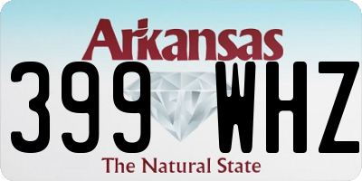 AR license plate 399WHZ