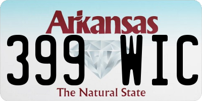AR license plate 399WIC