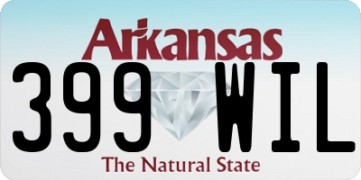 AR license plate 399WIL