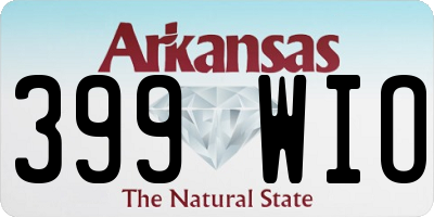 AR license plate 399WIO