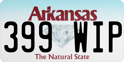 AR license plate 399WIP