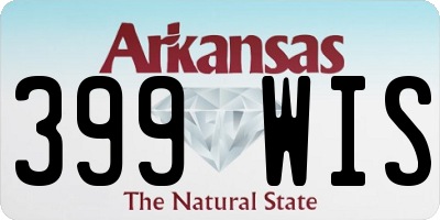 AR license plate 399WIS