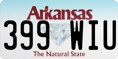 AR license plate 399WIU