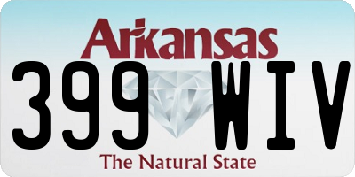AR license plate 399WIV