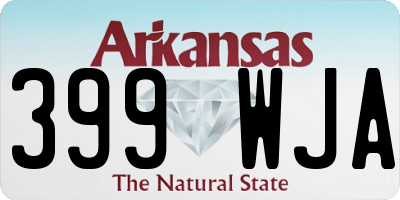 AR license plate 399WJA