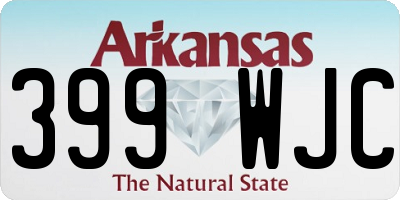AR license plate 399WJC