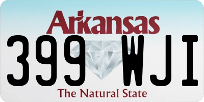 AR license plate 399WJI