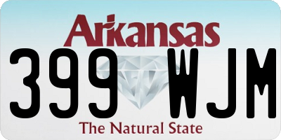 AR license plate 399WJM