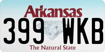 AR license plate 399WKB
