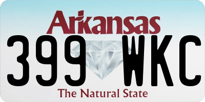 AR license plate 399WKC