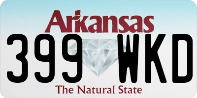 AR license plate 399WKD