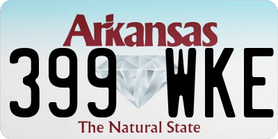 AR license plate 399WKE