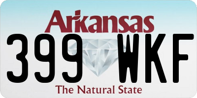 AR license plate 399WKF