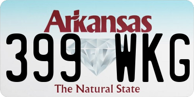AR license plate 399WKG