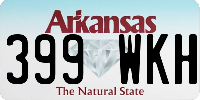 AR license plate 399WKH