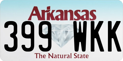 AR license plate 399WKK