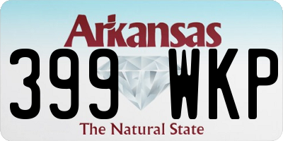 AR license plate 399WKP