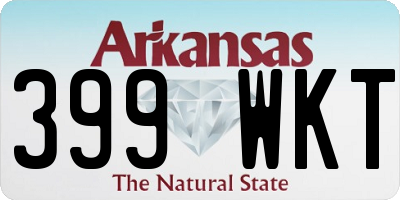 AR license plate 399WKT