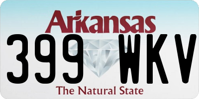 AR license plate 399WKV