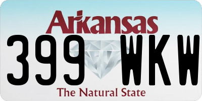 AR license plate 399WKW