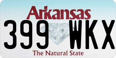 AR license plate 399WKX